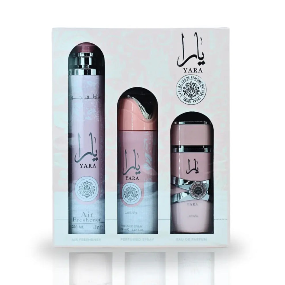 Yara 3 Piece Gift Set Collection by Lattafa