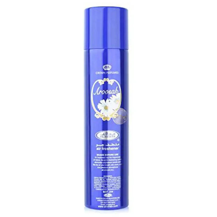 Aroosah Air Freshener spray Room Spray Al Rehab Scent Perfume Halal UAE 300ml