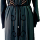 Green Abaya with Gold and Black Embellishments