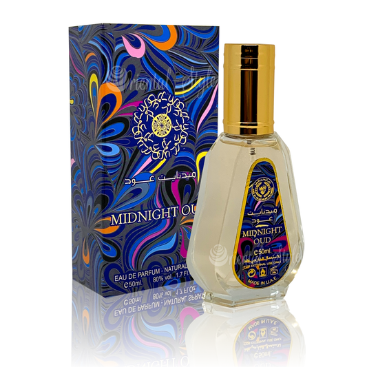Ard Al Zaafaran Perfumes Midnight Oud Eau de Parfum 50ml Vaporisateur/Spray halal