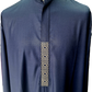 Navy Blue Thobe with collar
