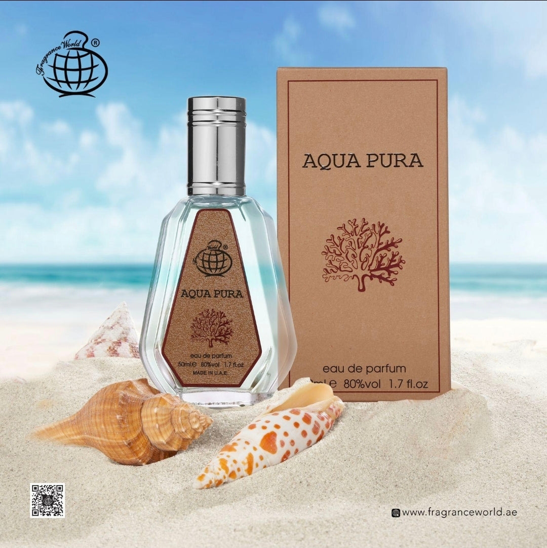 Aqua Pura 50ml EDP perfume by Fragrance World