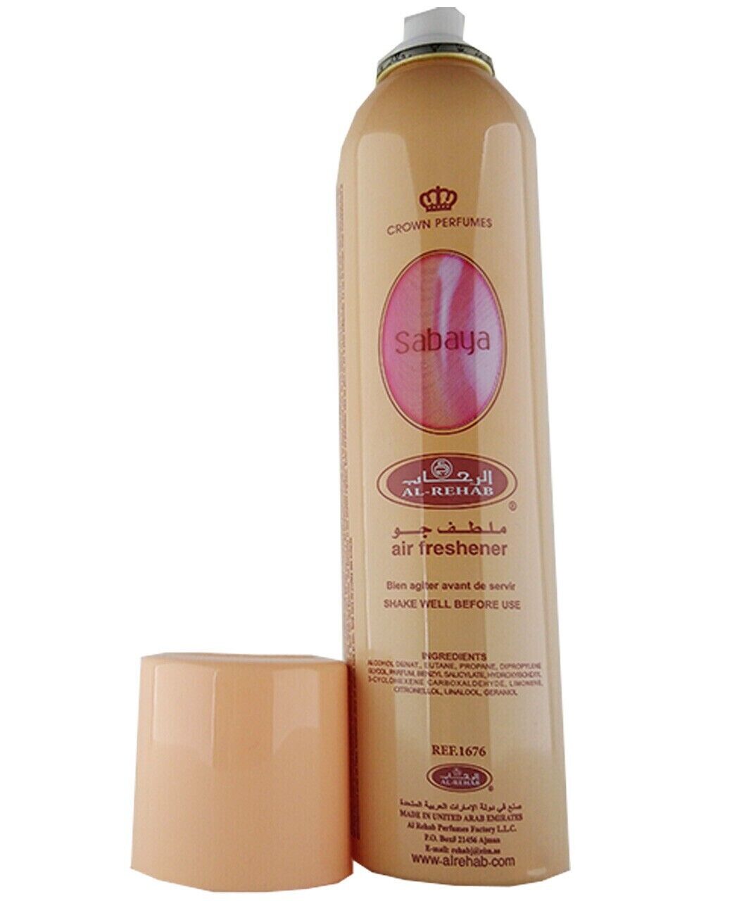 Sabaya Al Rehab Air Freshener Exotic Sweet Delicate Fragrance Spray 300ml