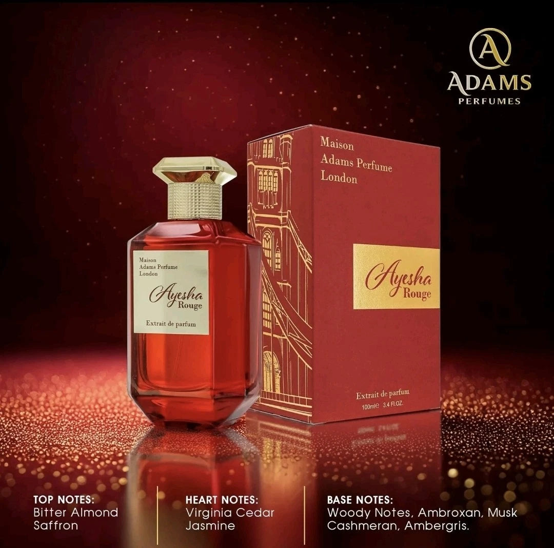 Ayesha Rouge 100ml by Adams Perfumes